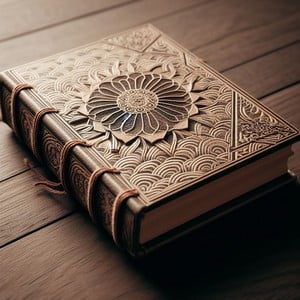 Libro con encuadernación clásica japonesa y lomo cosido