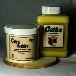Cera de muebles y betún